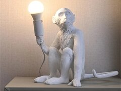 Veioza Monkey White, 1 surse de iluminare